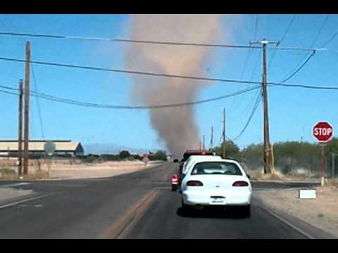 Watch this extreme dust devil! Queen Creek, AZ
