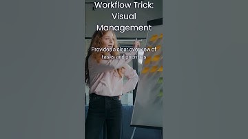 Workflow Trick: Visual Management - Use visual tools like Kanban boards to track progress #workflow