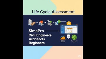 Simapro Tutorial 1 for beginers civil engineers and architects (Part1)