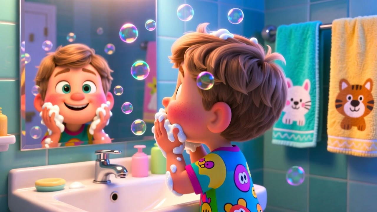 Morning Joy: A Child's Bathing Adventure | Kids Bath Song 2026 | Fun Daily Routine Rhyme