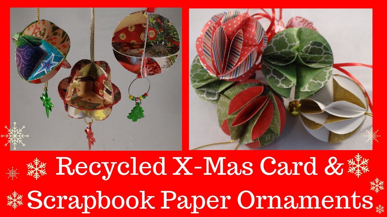 recycled-christmas-card-and-scrapbooking-paper-christmas-tree-ornaments