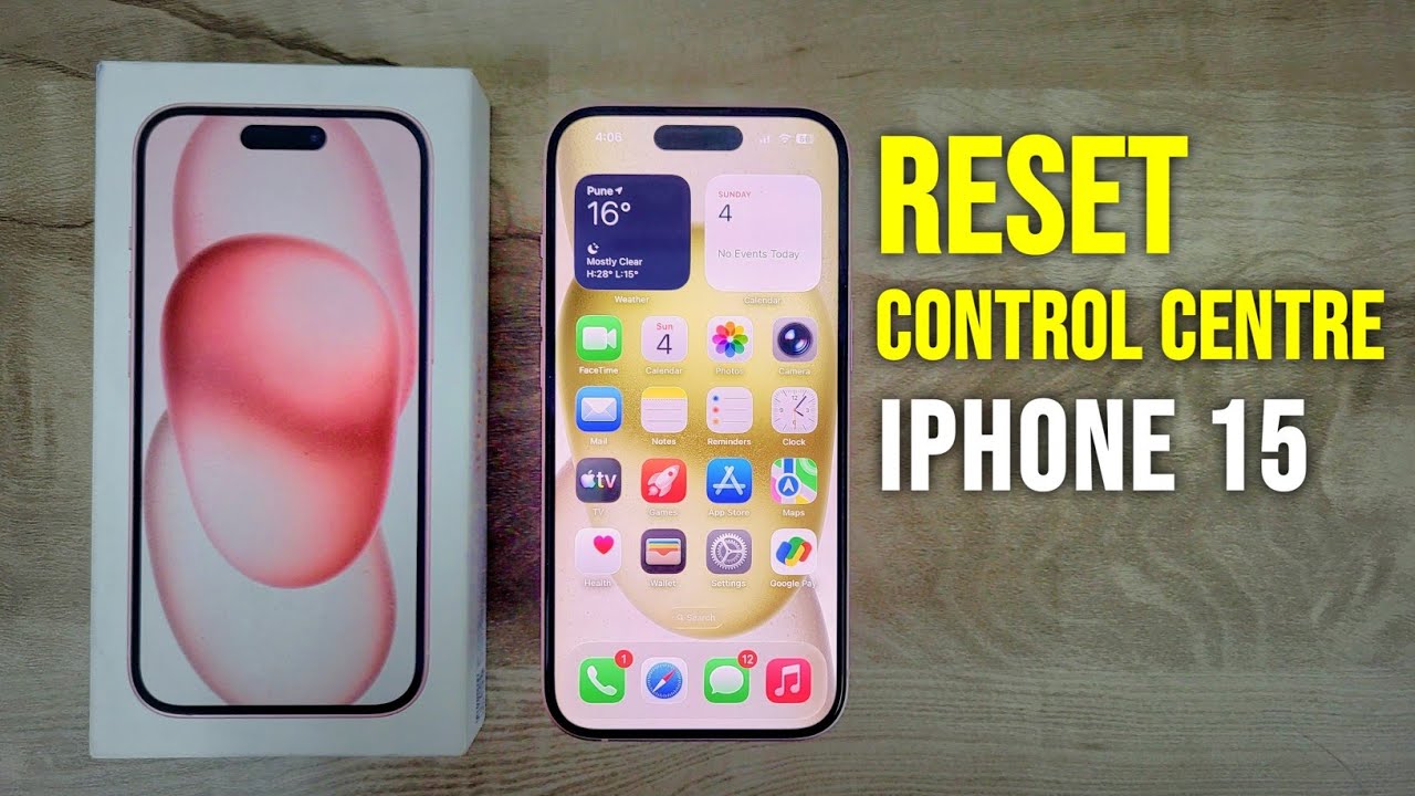 iphone 15 control centre reset kaise kare | how to reset control centre iphone 15 