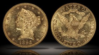 1893 $5 Liberty Head Gold Half Eagle NGC MS62 with Semi-Prooflike Flashy Fields