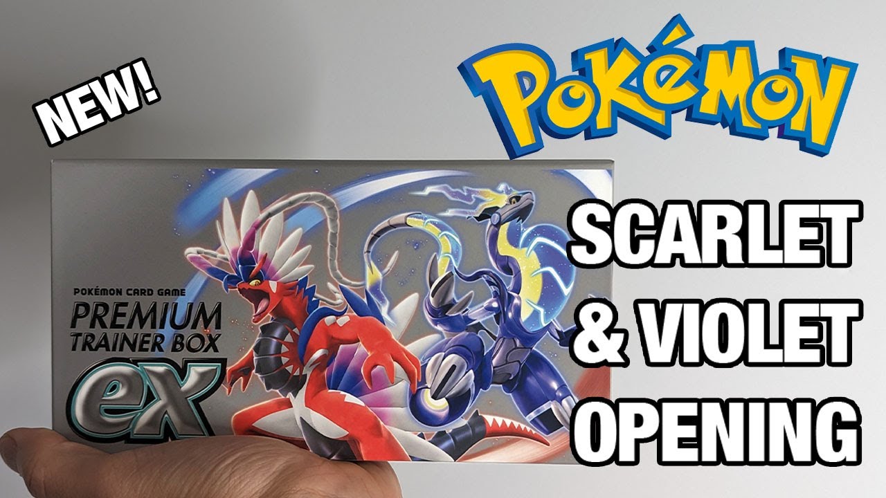 Opening Pokemon TCG Scarlet & Violet Premium Trainer Box EX ETB