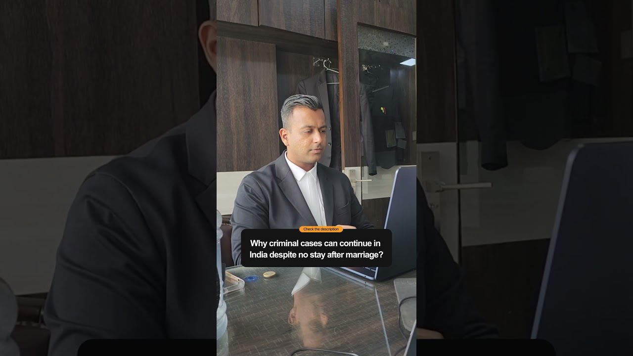 Why criminal cases can continue in India despite no stay after marriage