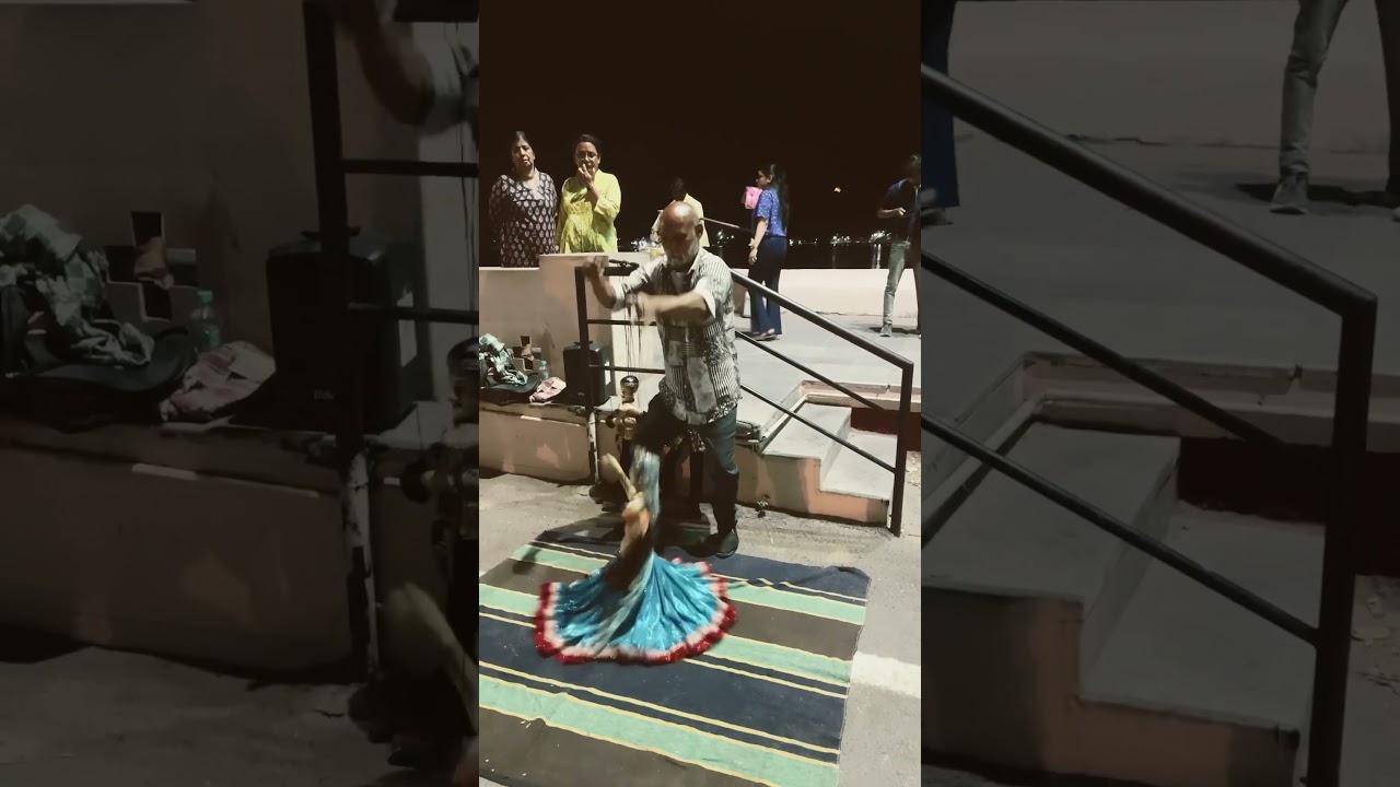 traditional Rajasthani puppet show known as Kathputli Udaipur 😁😁