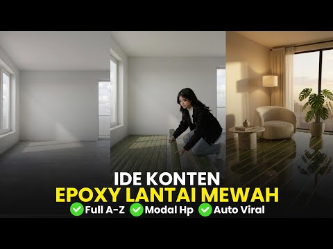 Auto Viral FB Pro! Cara Buat Video AI Epoxy Biasa Jadi Mewah (Time-Lapse)