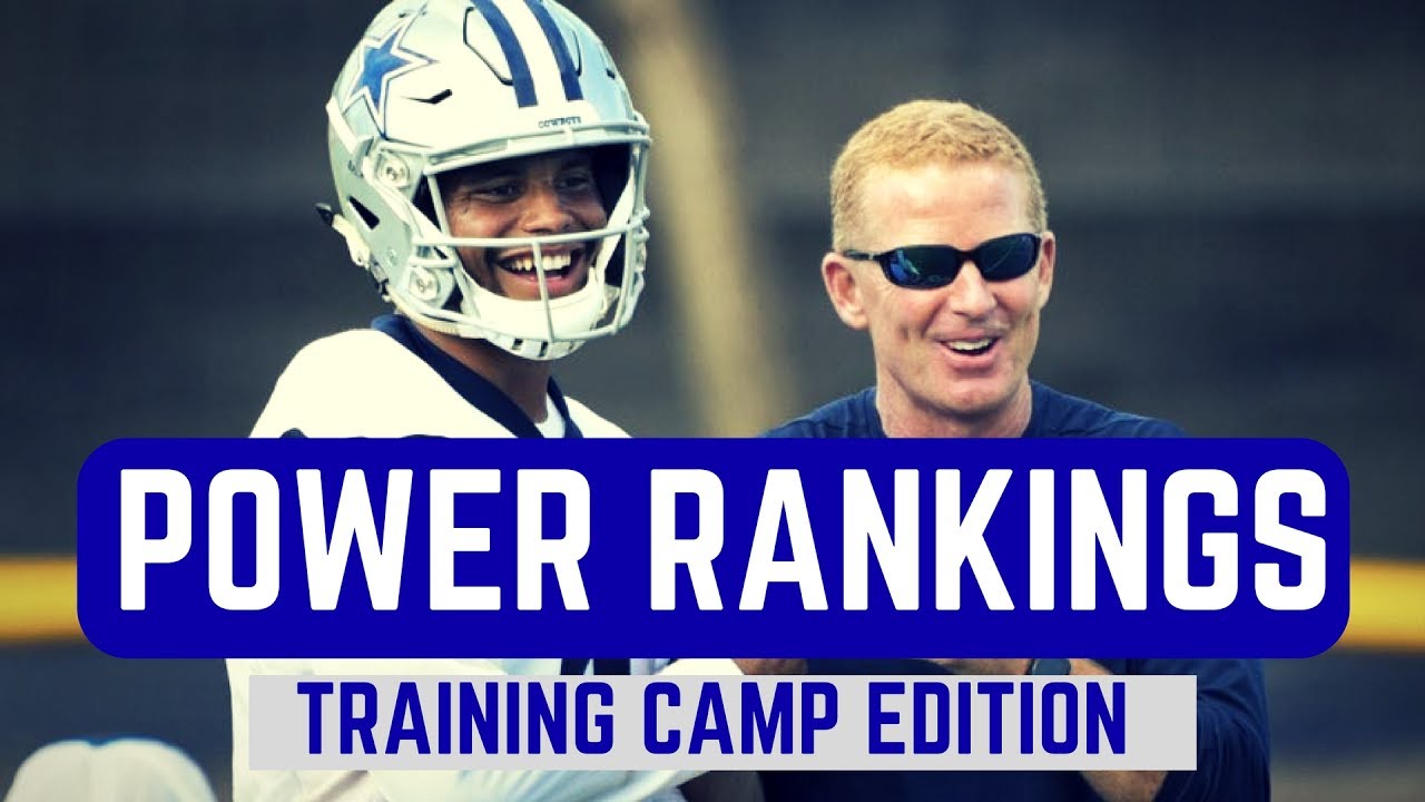 NFL 2017 Power Rankings Training Camp Edition YouTube