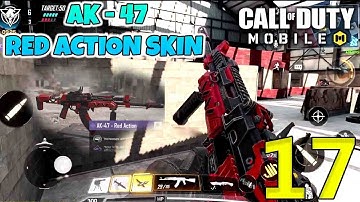 AK 47 RED ACTION SKIN IS OP | MULTIPLAYER MODE | CALL OF DUTY MOBILE - PART 17