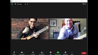 Raphi Salem Mike Papapavlou guitar guru lesson 10 8 2020, Josie by Steely Dan