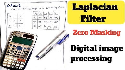 Applying Laplacian Filter with Zero Padding | Digital Image Processing