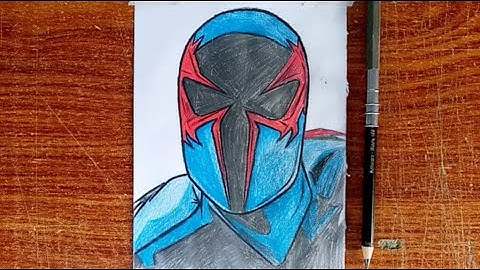 Easy Spiderman 2099 Drawing Step by Step | Simple Spiderman 2099 Tutorial for Beginners