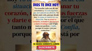 DIOS TE DICE HOY: Tu milagro está más cerca de lo que imaginas 🙏 #shorts #viral #frasesconyuri