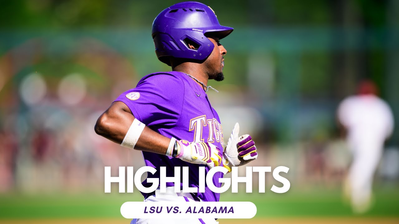 LSU Baseball Wins 6-3 Against Alabama in Game 2 of Series | Highlights