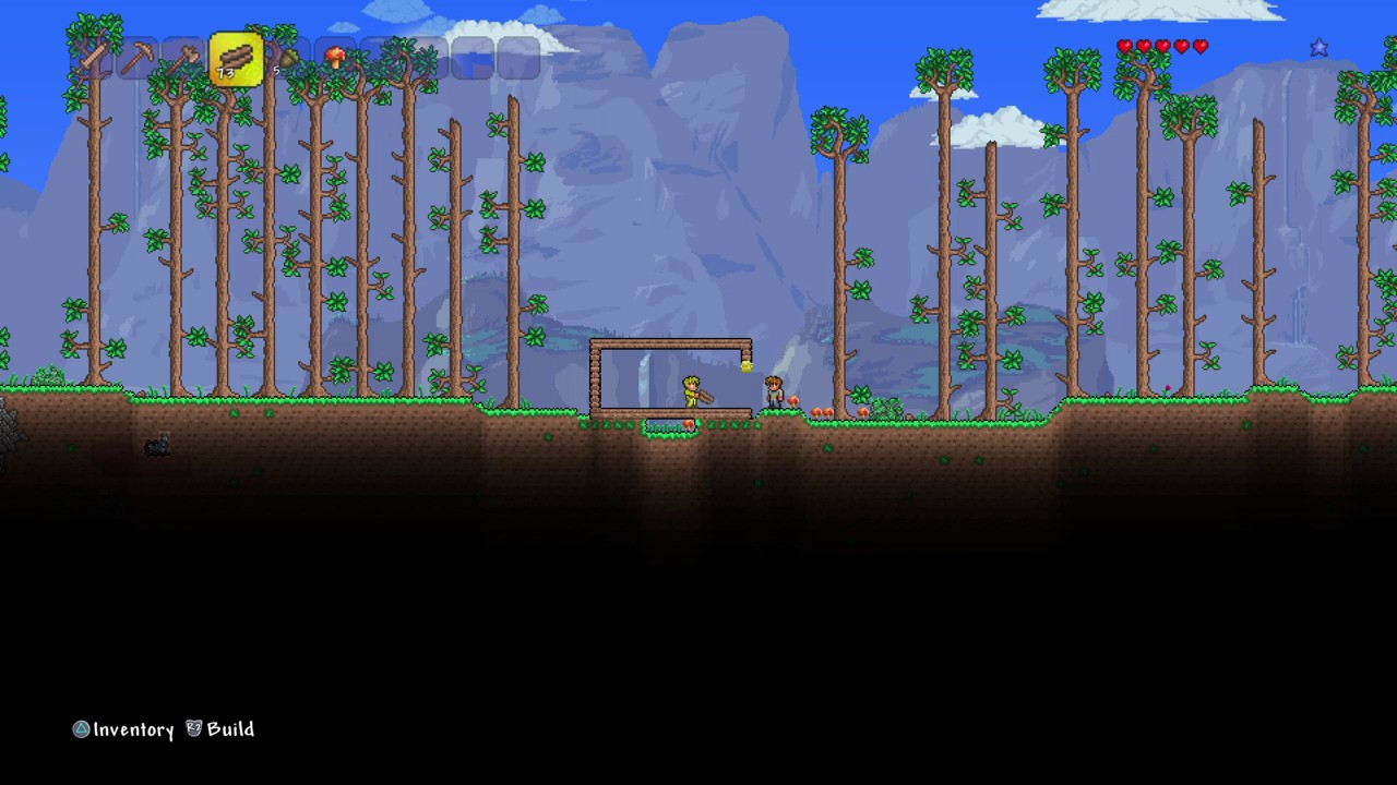 Terraria getting wood pt 1 YouTube