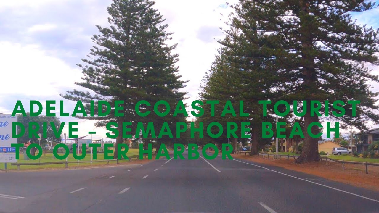 [4K] Adelaide Coastal Tourist Drive | Semaphore Beach to Outer Harbor