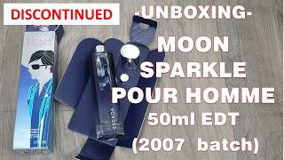 Unboxing Escada Moon Sparkle pour Homme by Escada (2007 batch)