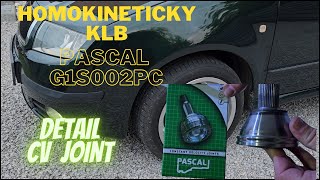 Homokineticky Klb - Cv Joint Pascal G1S002Pc