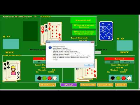 Hotline's Black Jack Parlor gameplay demo