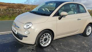 Career Overview Fiat 500 Lounge 1.2 2014 finished in cappuccino brown