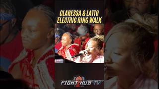 Claressa Shields & Latto ELECTRIC Ring Walk & SOLD OUT Arena! ￼