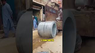 This is not an iron roll, it is a mobile deadly weapon   #Steel Coil Accident