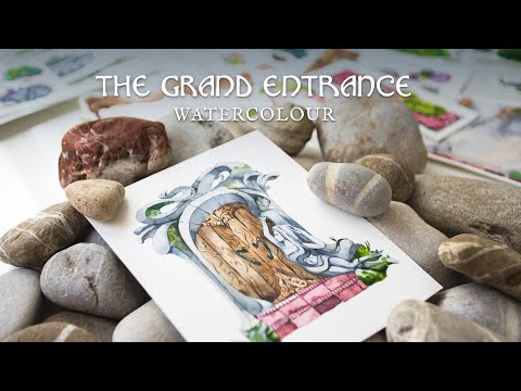 Artist's Garden Watercolours, a Decorative Illustration by Aquarellina (Thumbnail 29 of 30)