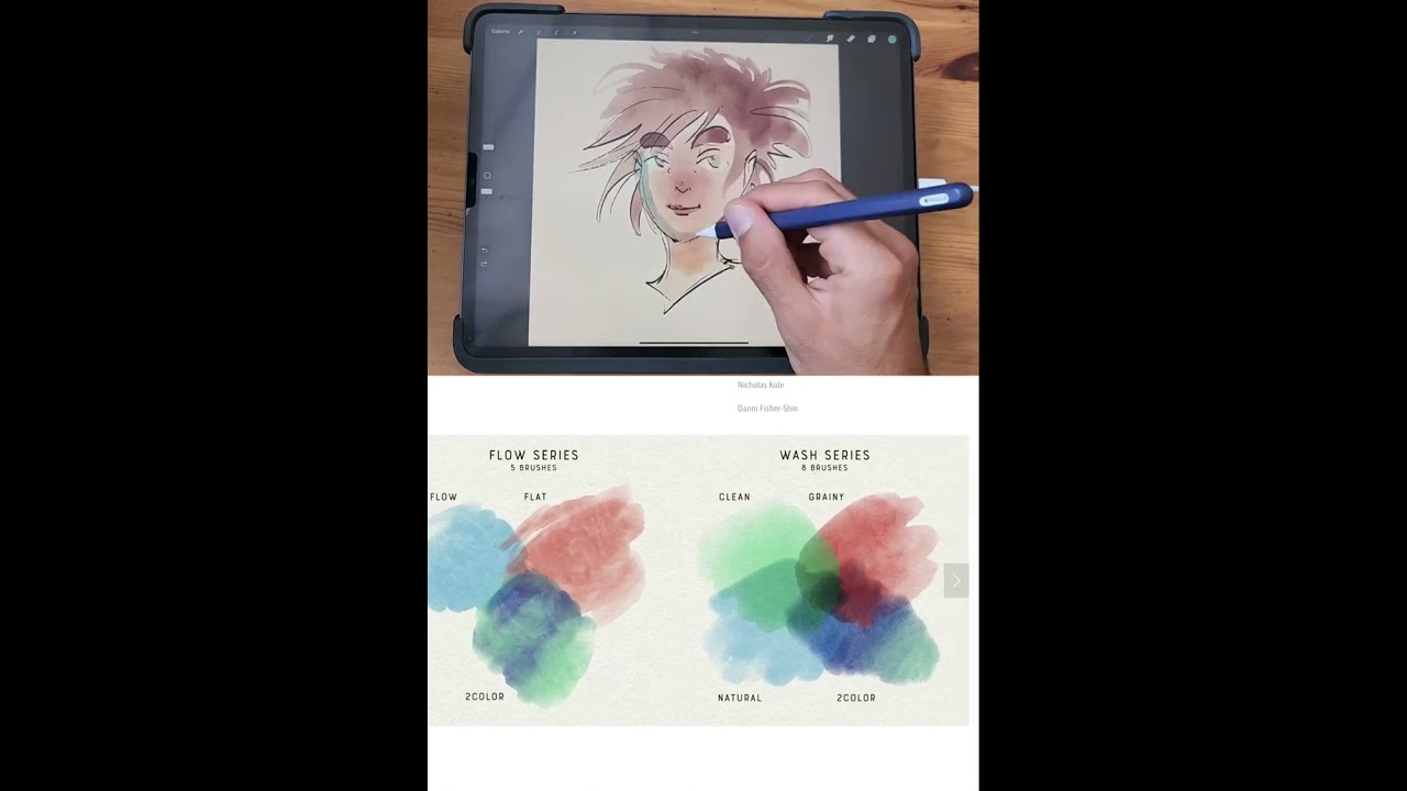 Watercolor max packs for procreate