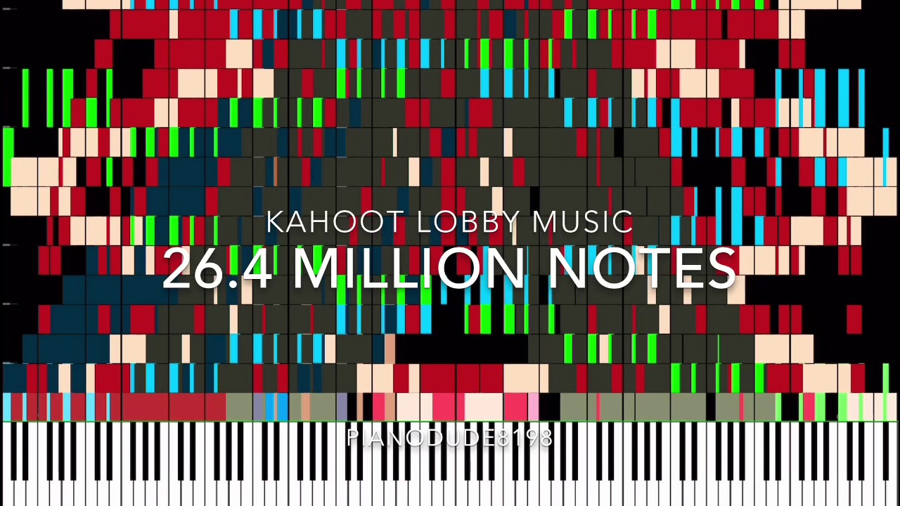 [Black Midi] Kahoot Lobby Music, 26.4 Million Notes, PianoDude8198