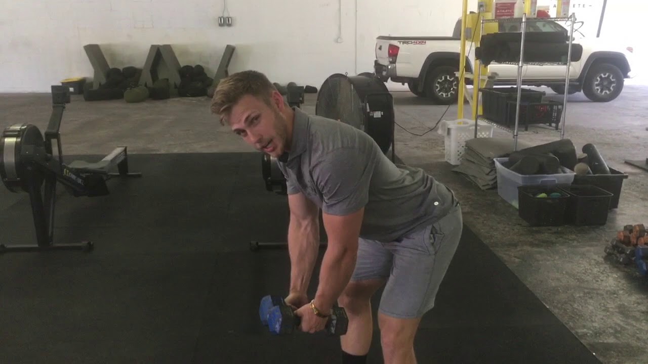 Dumbbell Closegrip Row YouTube