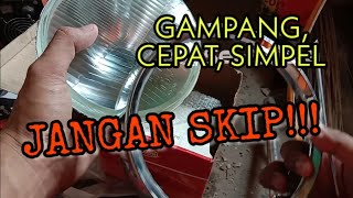 Cara Pasang Lampu Daymaker di Headlamp Megapro, Tiger, GL, CB DLL‼️Lebih Irit Pakai Batok Lampu Asli