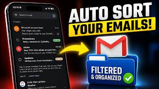 How To Filter Emails To Specific Folders in Gmail Automatically (Quick and Easy)