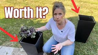 Planters with Built-In Water Level Monitor. Indoor or Outdoor Use.