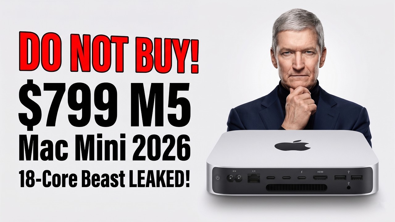 M5 Mac Mini Leaked: The $799 Desktop Revolution (512GB Storage