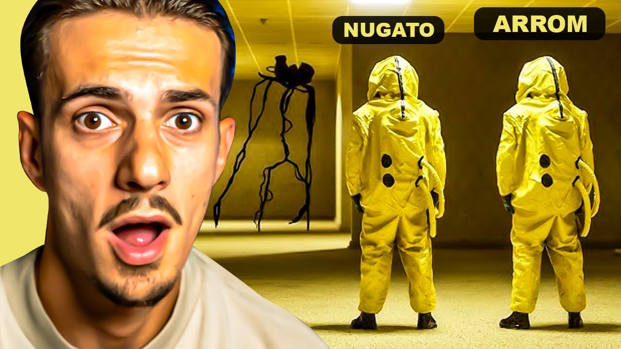 Nugato i Arrom Igraju BACKROOMS Horor! *panika i haos*