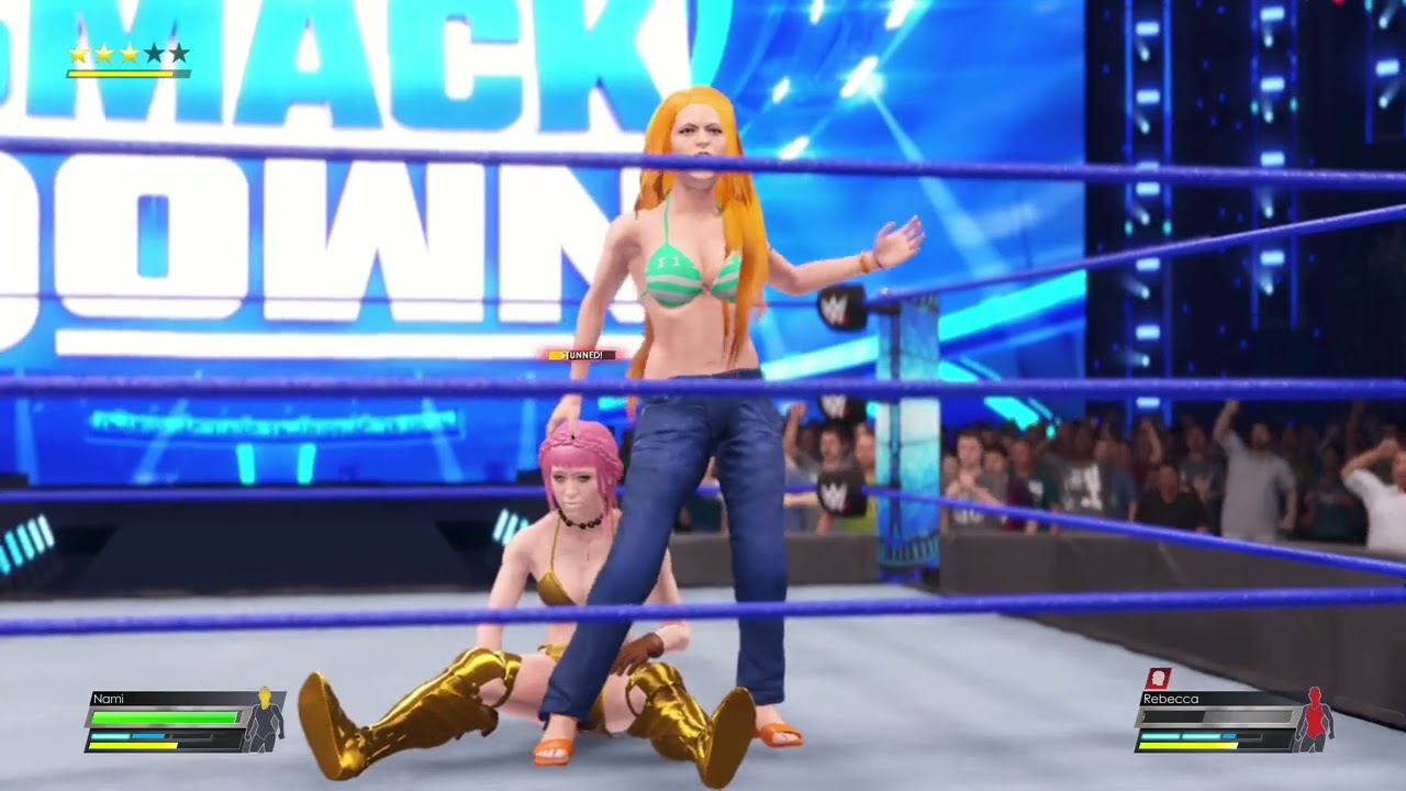 WWE 2K22 Nami VS Rebecca