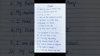 15 Lines Essay On My Self In English10 Essay On My Self In Englishlearn Essay Application