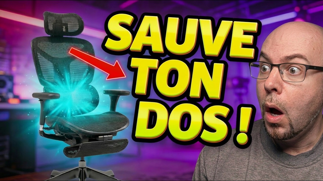 🪑 J'ai testé la Welax S9 Pro : la Chaise Ergonomique Abordable qui veut sauver votre Dos ? 👏