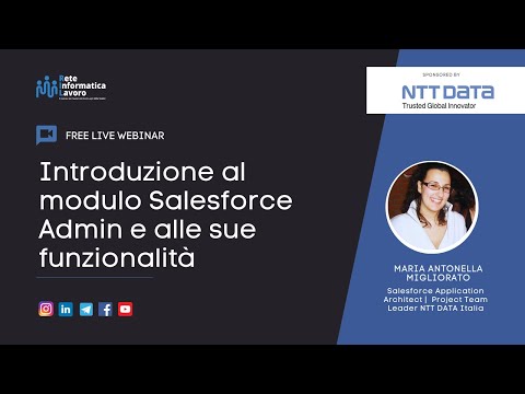 Introduzione al modulo Salesforce Admin e alle sue funzionalità.