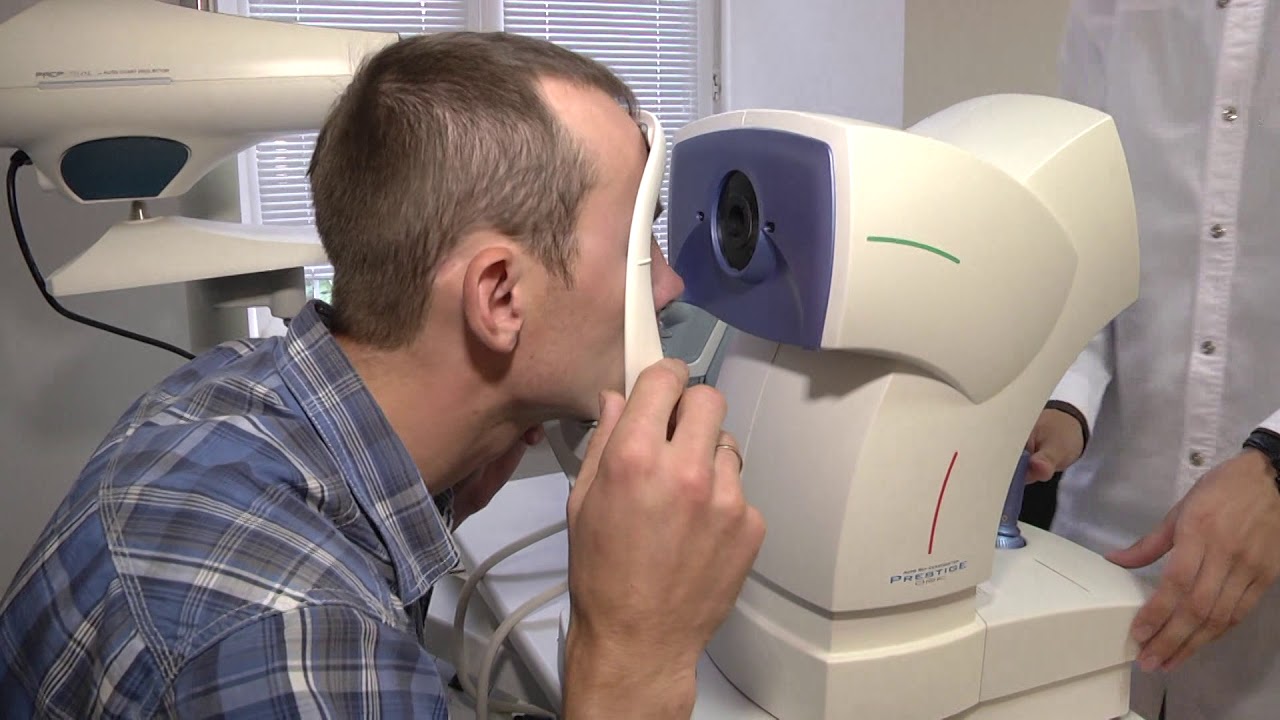 Приём врача-офтальмолога - YouTube