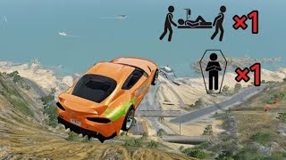 Realistic High-Speed Car Crashes In BeamNG 😱 | Ultra Detailed Car Compilation #11 screenshot 5