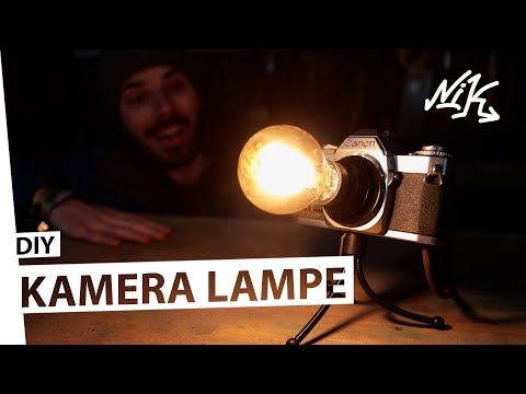 Video: Original Upcycled Kamera Lampe