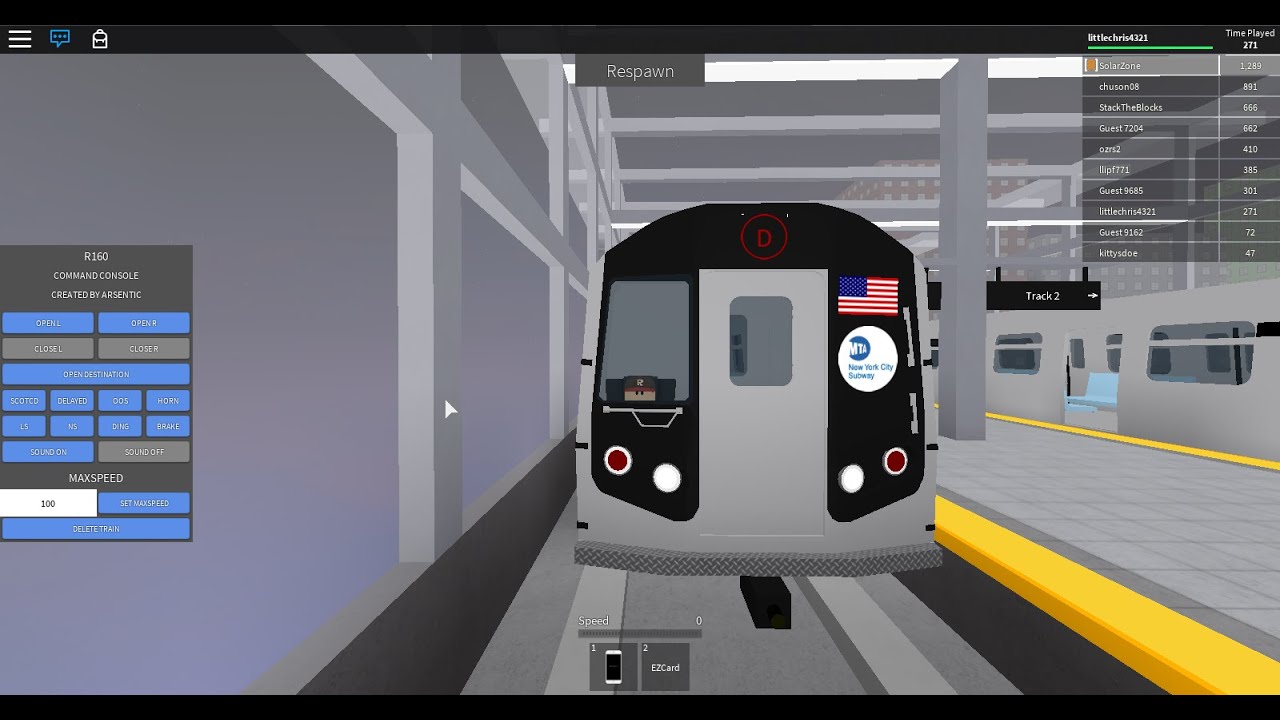 Driving An R160a D Train At Subway Testing Remastered Game Youtube - roblox subway testing remastered episode 4 r110a youtube