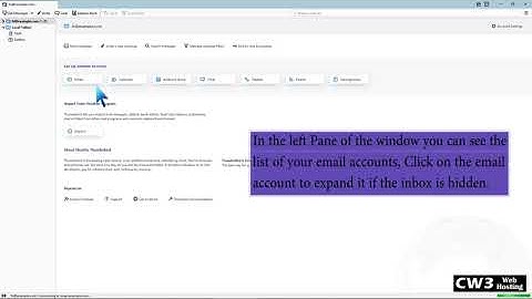 How to check for new email in Mozilla Thunderbird   The CW3 Web Hosting