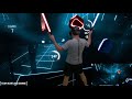 Beat Saber Mixed Reality - Passing Through the Fire and Flames at 150% speed!