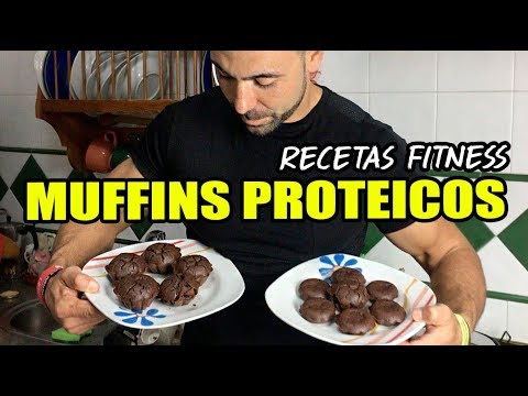 MUFFINS PROTEICOS de CHOCOLATE || RECETAS FITNESS MALAGAENTRENA recetas fitness ana