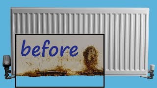 How to prepare and paint radiator
