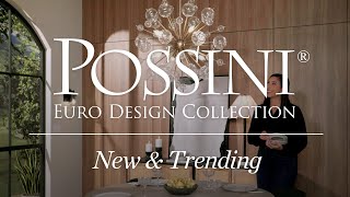 New & Trending - Possini Euro Dandelion 30" Wide Satin Gold 8-Light Sputnik Pendant