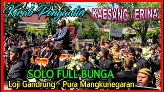 KAESANG - ERINA WEDDING PROCESSION .... SOLO FULL OF FLOWERS