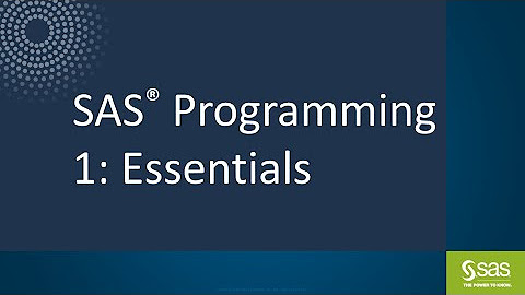 SAS Programming 1: Essentials - YouTube